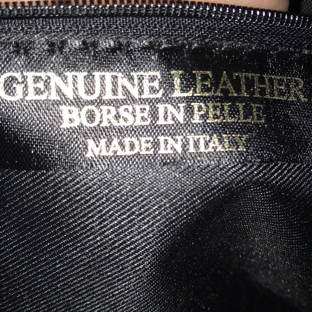 Markese Black Leather Satchel NWT - Picture 3 of 5